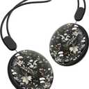 Palm Size Hand Warmers Rechargeable 2 Pack, 0.5S Instant Heating Ultra Slim Electric Hand Warmers, 5 Levels Heating AI Smart Chips, Hunting Camping Essentials, Great Gift for Wife, Husband(Black Gold)