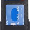 for iPhone 12 Mini Case with Card Holder for Women, for iPhone 12 Mini Phone Case Wallet with Strap Credit Card Slots Crossbody with Kickstand Zipper Case - Black