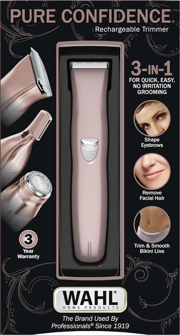 Wahl, Pure Confidence Ladies Rechargeable Trimmer
