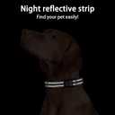 Dog Collar with QR Code, Reflective Pet Collar, Soft Neoprene Padded & Safety Locking Buckle Adjustable Dog Collar for Large Dogs(Black,L)