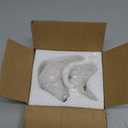 Notakia Small White Birds Statues Home Decor Modern Style Decorative Ornaments for Living Room Decor, Bedroom, Office Desktop, Cabinets (2Pcs White Birds)