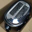 Hamilton Beach 2 Slice Extra Wide Slot Toaster with Bagel & Defrost Settings (Black & Stainless Steel)