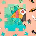 Juvale 36 Pack Blank Puzzles to Draw On, 8.5x11 Make Your Own Jigsaw Puzzle for Kids DIY Crafts, Arts Projects (48 Pieces Each)