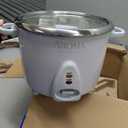 Aroma Housewares Select Stainless Rice Cooker & Warmer with Uncoated Inner Pot, 14-Cup(cooked) / 3Qt, ARC-757SG