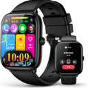 Smart Watches for Men with Bluetooth Call, 2.06" AMOLED Fitness Tracker with 118 Sports Modes, Blood Pressure/Heart Rate/Sleep/Blood Oxygen Monitor, IP68 Waterproof, Compatible with Android and iPhone