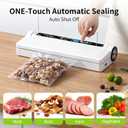 Vacuum Sealer Machine, Meat Vacuum Sealer for Food with Multiple Modes for Dry & Moist Food, Compact Vacuum Sealing System