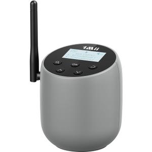 1Mii DS70 Bluetooth Transmitter for TV to Wireless Headphones/Speakers, aptX Adaptive/HD/LL, Dual Device Connection, OLED Display, Long Range, Wireless Audio Adapter with Optical/AUX/RCA and Mic input