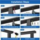 BLIKA 1Pack 10FT Stainless Steel Black Cable Railing Handrail
