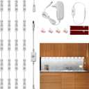 LPHUMEX Flexible Jewelry Showcase Lighting, 10FT Bright White 6000K Display Case LED Lights, with Dimmer Switch & Power Adapter, 60 LEDs Lights for Showcase