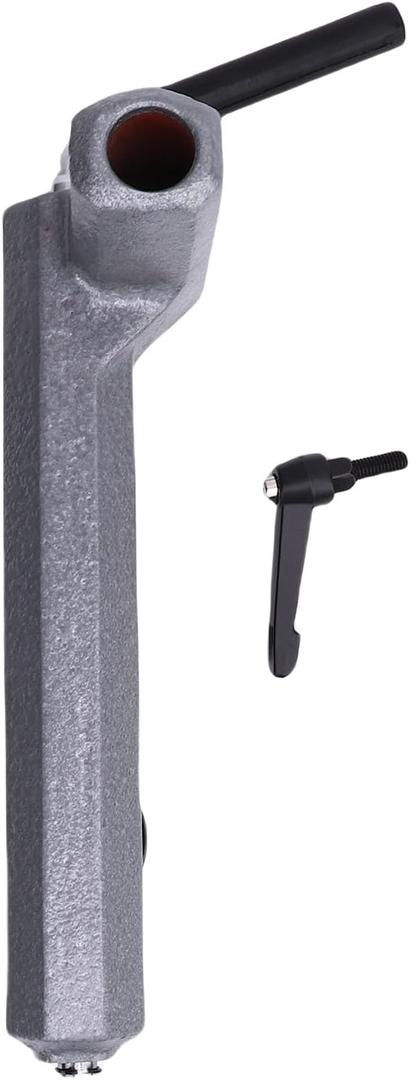 Fafeicy Wood Lathe Tool Rest Holder Base, 1in Hole 14in Length, Cast Steel