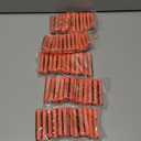 WILLBOND 60 Pcs Perm Rods Natural Long Short Hair Perm Rods with Elastic Rubber Band Non Slip Plastic Perming Cold Wave Kit for Women Hairdressing Styling Tool(0.5 Inch,Orange) (1 Count (Pack of 60))