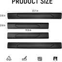 ZZEQYG 4 Pcs ABS Material Door Sill Protector Compatible with Toyota Tacoma 2016 2017 2018 2019 2020 2021 2022 2023 Accessories Door Sill Guards