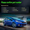 Alternator Compatible with 2011-2017 Elantra 2012-2013 Soul 2014-2016 Forte 1.8L 2.0L L4 Replace for 11610 373002E200 2610428