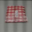 Red White Plaid Cloth Napkins with Fringe Set of 8, Buffalo Checkered Cotton Napkins Washable, Oversized Gingham Napkins, Christmas Dinner Napkins for Wedding, Parties, Thanksgiving, Dinner Decor