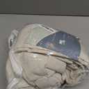 Ivory White Pinch Pleated Linen Curtains 84 Inches Long for Bedroom Farmhouse Modern Semi Sheer Drapes with Rod Pocket Hooks Light Filtering Window Treatments for Living Room Laundry Room 40x84 Inch