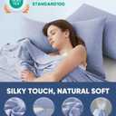 LUXEAR 2 Pack Cooling Pillow Cases Queen Size, Arc-Chill Q-Max > 0.5 for Hot Sleepers, Hair & Skin Friendly, Double-Sided, Machine Washable, Hidden Zipper, Gift for Women Men, 20x30, Blue
