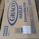 Graco Hadley 5-in-1 Convertible Crib & Changer (White)  GREENGUARD Gold Certified, Fits Standard Crib Mattress, Converts to Toddler Bed and Full Bed, 4 Adjustable Mattress Heights