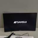 SANSUI 24 Inch Curved Gaming Monitor up to 180Hz MPRT 1ms with Built-in Speakers,FHD 1080P Computer Monitor Freesync 130% sRGB HDR,HDMI DP Ports VESA Mount Metal Stand(ES-G24C1 HDMI Cable Included)