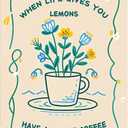 Metal Tin Signs Decorative for Coffee Lover Posters Wall Art Vintage Rustic Plaque Adorable Decor Indoor Outdoor Accent for Home Cafes Office Store Pubs Club 8x12 inch - Style 2