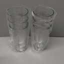 US Acrylic Caf Plastic Reusable Tumblers (Set of 6) 32-ounce Iced-Tea Cups Clear | Value Set of Restaurant Style Drinking Glasses, Stackable, BPA-free, Made in the USA | Top-rack Dishwasher Safe