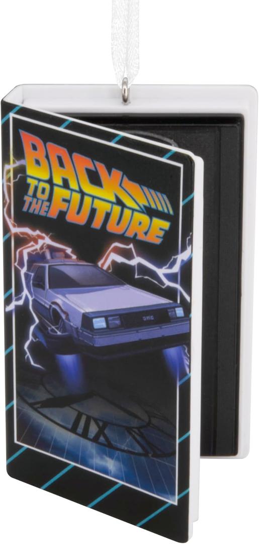 Hallmark Back to The Future Retro Video Cassette Case Christmas Ornament