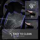 KELCSEECS Floor Mats & Cargo Liner for 2003-2009 Toyota 4Runner 5 Seats, All Weather Protection TPE Floor Liners Front& Rear Row Full Set 4Runner Accessories Black