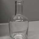 Clear Glass Bottles 12 oz - 375ml [Pack of 6] for Wine Beverages Drinks Oil Vinegar Kombucha Beer Water Soda with Cork Stopper Airtight Lid
