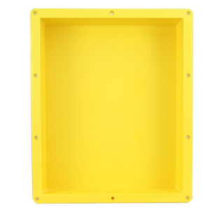 Shower Niche Shelf Organizer Tray - Durable ABS, Waterproof & Leakproof Craftsmanship, Sleek Design – Flush Double Mount Tile Ready 16" x 20" x 4" Complement Your Bathroom, Facilitate Toiletry Storage