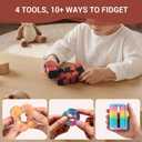 JOYBLI- Handheld Fidget Toy for Adults , 4PC Fidget Toys Set Fidgets for Classroom, Finger Spinners,Infinity Cube, Fidget Cube, Stress Relief Desk Cool Gadget for Kids Teen