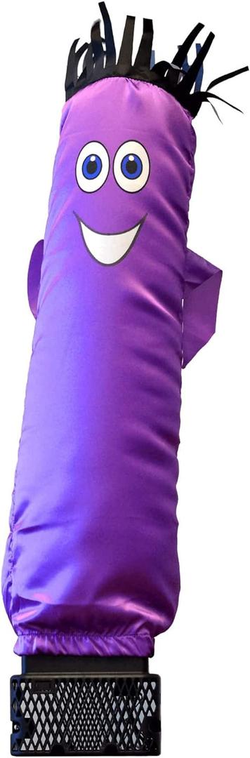LookOurWay Air Dancers Mini Inflatable Tube Man Set - 29" Wacky Waving Inflatable Tube Guy with Blower for Desktop Advertising - Purple