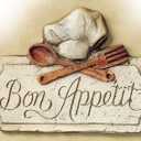 Shabby-Chic Kitchen Prints Retro Vintage Metal Tin Sign 12" X 8"