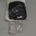 TaoBary 112 Pcs DIY Letter Banner Kit Glitter Customizable Banner Letters Including 107 Letters and Numbers 3 Rope for Valentine Day Wedding Birthday Party Anniversary Personalized Decor (Black)