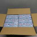 Tandefio 6 Pcs Christmas Cookie Tins 6.3Inch Cookie Tins with Lids for Gift Giving Square Metal Container Xmas Snowflake Boxes Large Empty Holiday Treat Jars for Xmas Candy Baking Decorative