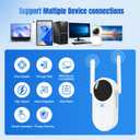 WiFi Extender Signal Booster for Home,WiFi Booster, WiFi Repeater with Ethernet Port Covers up to 9000 sq. ft and30 Devices for Apartment Basement Office House