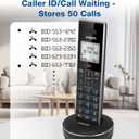 VTech LS6331-2 Expandable Cordless Phone 2 Handsets with DECT 6.0 Desk/Wall Mountable Transmitter, Bluetooth Connect-to-Cell, Full Duplex Handset Speakerphone, Landline Phone with Smart Call Blocker