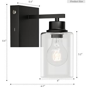 Battery Operated Wall Sconce , Black Rechargeable Wall Lights with Timer Function, Easy Install Dimmable Wireless Wall Lamps Sconces Wall Decor for Living Room Bedroom Hallway, 10000mAh-4W