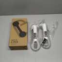 2 Pack 12 Inch Elderly Heavy Duty Shower Handle, Seniors Grab Bars for Bathtubs, Suction Cup Removable Handrails, Safety Bathroom Grip for Handicap (Light Gray)