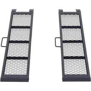 Black Widow 4' L Steel Mesh Dual Runner Straight ATV UTV Trailer Loading Ramps - 1,600 lb. Weight Capacity ST-4811-1600-MV2