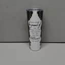 Domensi 6 Pcs Employee Appreciation Gift Set for Women Female Thank You Gift May You Be Proud 20 oz Rustic Marble Sign Tumbler Makeup Bag Journal for Nurse Lady Work Business(Black)