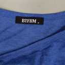 BTFBM Women 2025 Summer Sleeveless Casual Crewneck Bodycon Tank Dress Cutout Twist Slim Wrap Club Party Evening Dresses (Medium, Dark Blue)