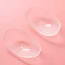 Silicone Shoulder Pads for Womens Clothing, Anti-Slip Shoulder Push-Up Pads Invisible Breathable Shoulder Enhancer Reusable Mothers Day Gift, 1 Pairs Transparent - Large