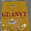 GUANYY Short Sleeve Shirts for Women Plus Size Button Down Blouses Dressy Casual Classic Fit V Neck Tops (Yellow, XXL)