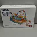 eners Baby Gyms Play Mats Musical Activity Center Baby Piano Gym Mat Tummy Time Padded Mat for Newborn Toddler Infants (Green)