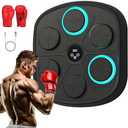 Droyek Music Boxing Machine with Boxing Gloves, Wall Mounted Smart Music Boxing Trainer, Electronic Boxing Target Workout Punching Equipment for Home, Indoor and Gym