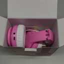 Kids Bluetooth Headphones, Lightweight Wireless Headphones for Kids, 85/94dB Volume Limited, 60 Hours Playtime, Bluetooth 5.3, Over-Ear Toddler Headsets with Built-in Mic-Pink