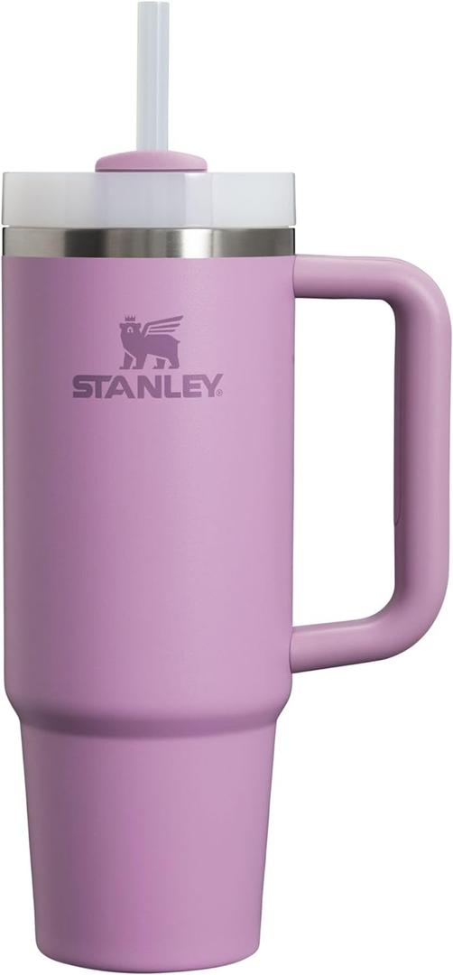 STANLEY Quencher H2.0 Tumbler with Handle and Straw 30 oz | Flowstate 3-Position Lid | Cup Holder Compatible for Travel | Insulated Stainless Steel Cup | BPA-Free | Lilac