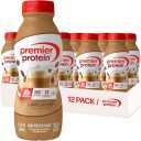 Premier Protein Shake, Café Latte, Caffeinated, 30g Protein, No Added Sugar, 24 Vitamins & Minerals to Support Immune Health, 11.5 fl oz, 12 Pack BB 11/28/26
