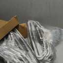 Edergoo Plastic Hangers 50 Pack, Slim Clothes Hangers Non Slip, Non-staining Space Saving Hanger, 17.1 inches Coat Hanger Heavy Duty Hanging Dry Wet Clothes, Gray