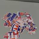 26 Pieces Patriotic Refrigerator Magnets, Happy 4th of July Car Magnets Fireworks Patriotic Gnomes Independence Day Magnetic Stickers for Fridge Metal Door Mailbox Locker Cabinets Decor