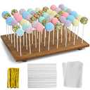 Relaxing Garden Wood Cake Pop Stand Stand for Dessert Table- Lollipop Holder for Birthdays, Baby Shower, Weddings or Any Events